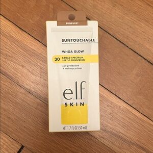 Elf Suntouchable Whoa Glow Sun Burst SPF 30 Sunscreen Tinted Bronze Moisturizer